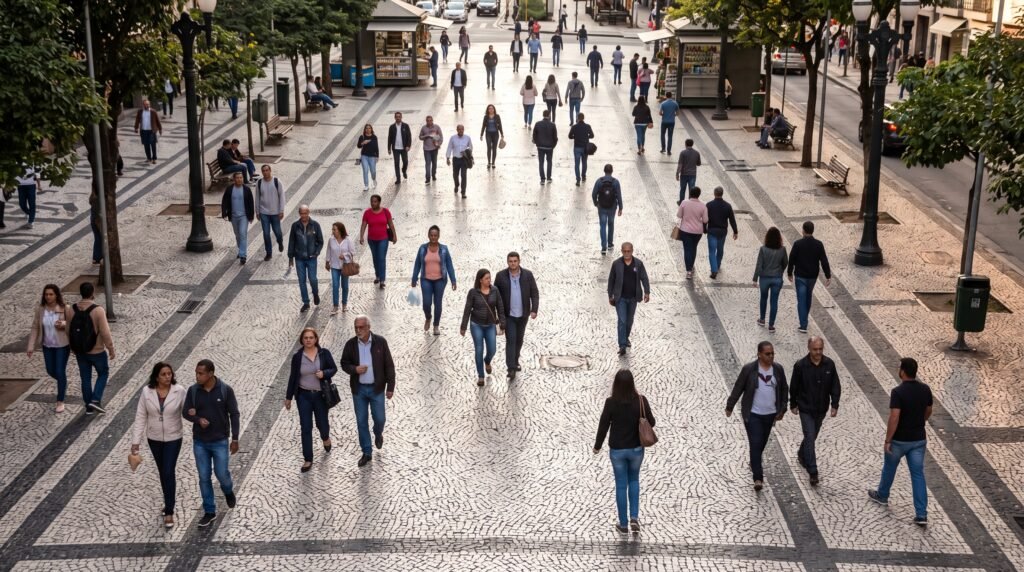 Travessia na Praça ao Sol